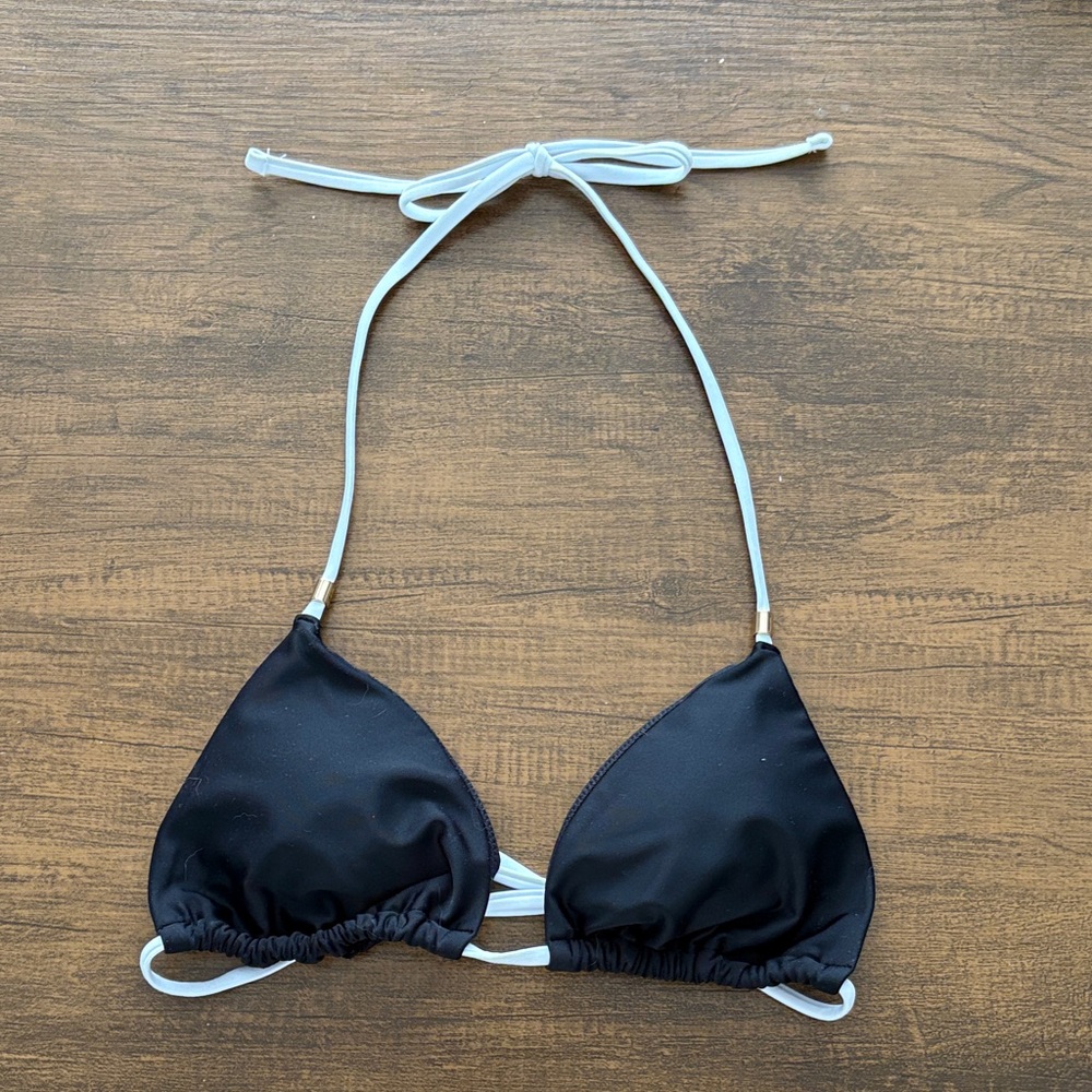 Black Triangle Bikini Top